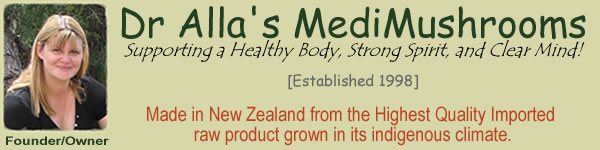 Dr Allas Natural Health Supplements Are Sold By MediMushrooms International Ltd